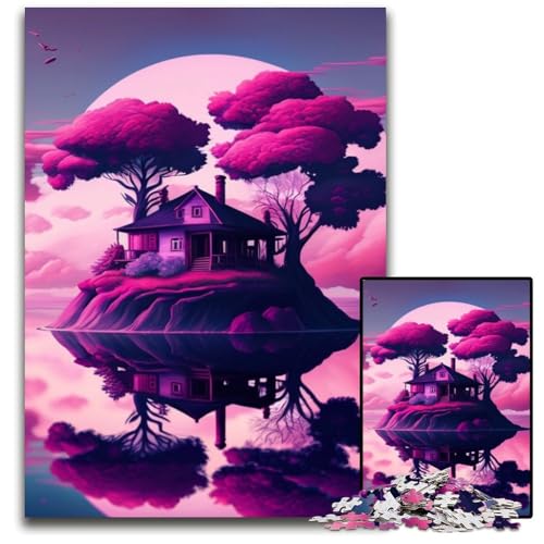 Puzzle 1000 Teile Insel im See Puzzles für Erwachsene Perfekt für Halloween, Weihnachten, Geburtstagsgeschenk 26x38cm/10,23x14,96 Zoll Puzzle 1000 Teile Insel im See Puzzles für Erwachsene Perfekt für Halloween, Weihnachten, Geburtstagsgeschenk 26x38cm/10,23x14,96 Zoll von RZFWJL