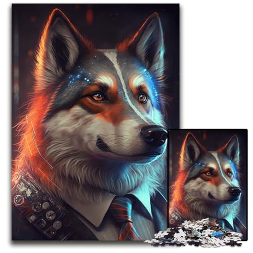 Puzzle 1000 Teile Jigsaw Boss Lion Puzzles für Erwachsene Herausforderndes Denkspiel - Entspannendes Spielzeug für Teenager 26x38cm/10,23x14,96 Zoll Puzzle 1000 Teile Jigsaw Boss Lion Puzzles für Erwachsene Herausforderndes Denkspiel - Entspannendes Spielzeug für Teenager 26x38cm/10,23x14,96 Zoll von RZFWJL