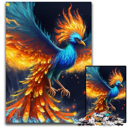 Puzzle 1000 Teile Legendäre Blaue Phönixe Puzzles für Erwachsene Perfekt für Halloween, Weihnachten, Geburtstagsgeschenk 26x38cm/10,23x14,96 Zoll Puzzle 1000 Teile Legendäre Blaue Phönixe Puzzles für Erwachsene Perfekt für Halloween, Weihnachten, Geburtstagsgeschenk 26x38cm/10,23x14,96 Zoll von RZFWJL