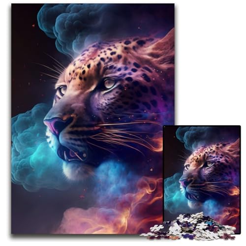 Puzzle 1000 Teile Leopardennebel Unmögliches Puzzle für Erwachsene Perfekt für Halloween, Weihnachten, Geburtstagsgeschenk 26x38cm/10,23x14,96 Zoll Puzzle 1000 Teile Leopardennebel Unmögliches Puzzle für Erwachsene Perfekt für Halloween, Weihnachten, Geburtstagsgeschenk 26x38cm/10,23x14,96 Zoll von RZFWJL
