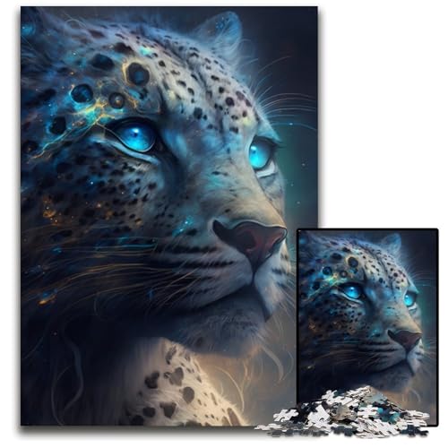 Puzzle 1000 Teile Tierleopard Unmögliches Puzzle für Erwachsene Perfekt für Halloween, Weihnachten, Geburtstagsgeschenk 26x38cm/10,23x14,96 Zoll Puzzle 1000 Teile Tierleopard Unmögliches Puzzle für Erwachsene Perfekt für Halloween, Weihnachten, Geburtstagsgeschenk 26x38cm/10,23x14,96 Zoll von RZFWJL