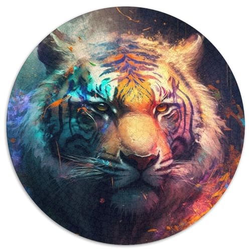 Puzzle 1000 Teile Tiger-Puzzle für Erwachsene, Denkspiel für Teenager, 67,5 x 67,5 cm von RZFWJL