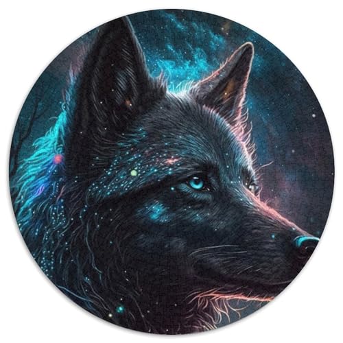 Puzzle 1000 Teile Wolf Puzzle für Erwachsene, Denkspiel für Teenager, 67,5 x 67,5 cm Puzzle 1000 Teile Wolf Puzzle für Erwachsene, Denkspiel für Teenager, 67,5 x 67,5 cm von RZFWJL