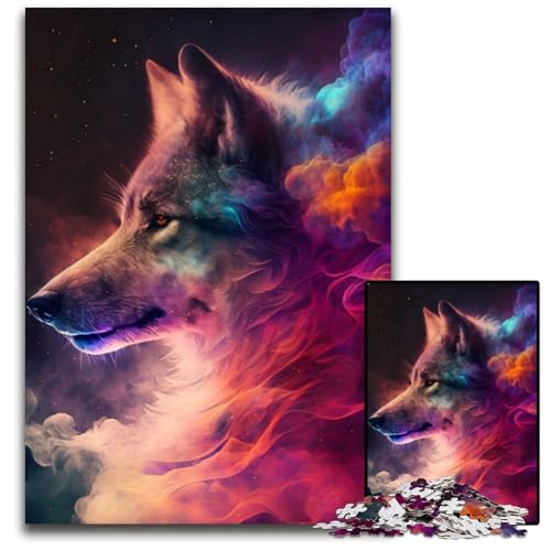 Puzzle 1000 Teile Wolfsnebel Puzzle für Erwachsene, anspruchsvolles Denkspiel – entspannendes Spielzeug für Teenager, 26x38cm/10,23x14,96 Zoll Puzzle 1000 Teile Wolfsnebel Puzzle für Erwachsene, anspruchsvolles Denkspiel – entspannendes Spielzeug für Teenager, 26x38cm/10,23x14,96 Zoll von RZFWJL