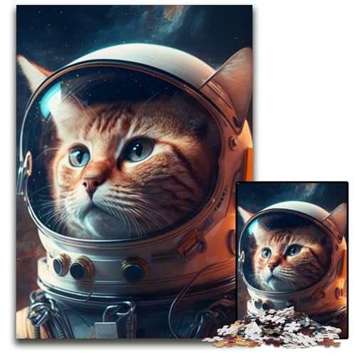 Puzzle 1000 Teile für Erwachsene, Fantasy-Katzen-Puzzle für Erwachsene, Geschenk für Männer und Frauen, Alltag und besondere Anlässe, 26x38cm/10,23x14,96 Zoll Puzzle 1000 Teile für Erwachsene, Fantasy-Katzen-Puzzle für Erwachsene, Geschenk für Männer und Frauen, Alltag und besondere Anlässe, 26x38cm/10,23x14,96 Zoll von RZFWJL