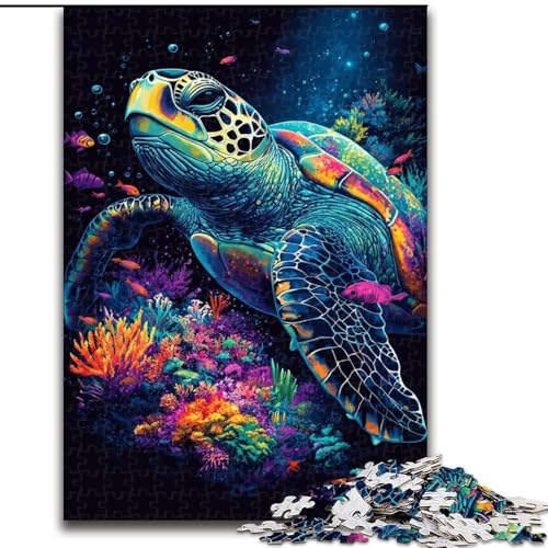 Puzzle 1000 Teile für Erwachsene, Fantasy Turtle Puzzle, Familienaktivitätsspiel für Teenager, anspruchsvolles Denkspiel, 50x75cm Puzzle 1000 Teile für Erwachsene, Fantasy Turtle Puzzle, Familienaktivitätsspiel für Teenager, anspruchsvolles Denkspiel, 50x75cm von RZFWJL