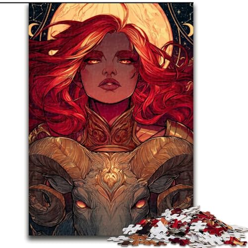 Puzzle 1000 Teile für Erwachsene, Geschenke, Anime-Mädchen, Spielzeug, Lernspiele, Stressabbau, tolle Geschenke und Spielzeuge (Größe 50x75cm) von RZFWJL