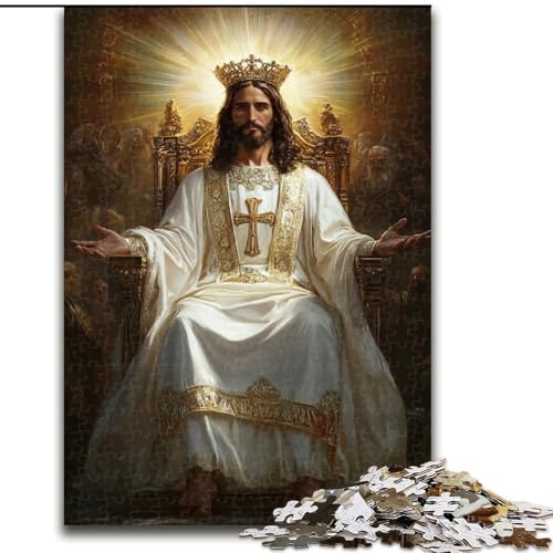 Puzzle 1000 Teile für Erwachsene, Jesus-Puzzle für Teenager und Familien, perfekte DIY-Dekoration und knifflige Herausforderung, 50x75cm Puzzle 1000 Teile für Erwachsene, Jesus-Puzzle für Teenager und Familien, perfekte DIY-Dekoration und knifflige Herausforderung, 50x75cm von RZFWJL