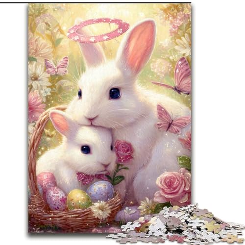 Puzzle 1000 Teile für Erwachsene, Kaninchen-Puzzle für Teenager und Familien, perfekte DIY-Dekoration und knifflige Herausforderung, 50x75cm Puzzle 1000 Teile für Erwachsene, Kaninchen-Puzzle für Teenager und Familien, perfekte DIY-Dekoration und knifflige Herausforderung, 50x75cm von RZFWJL