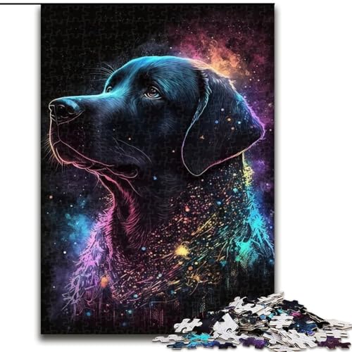 Puzzle 1000 Teile für Erwachsene, Labrador Retriever-Puzzle aus Pappe, anspruchsvolles Denkspiel für Teenager, Familienspaß, DIY-Geschenk zur Heimdekoration, 1000 Teile(26x38cm) von RZFWJL