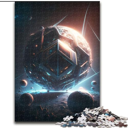 Puzzle 1000 Teile für Erwachsene, Mechaniker-Außerirdischer-Planet-Puzzle aus Pappe, für Teenager und Familienspaß, 1000 Teile(26x38cm) von RZFWJL