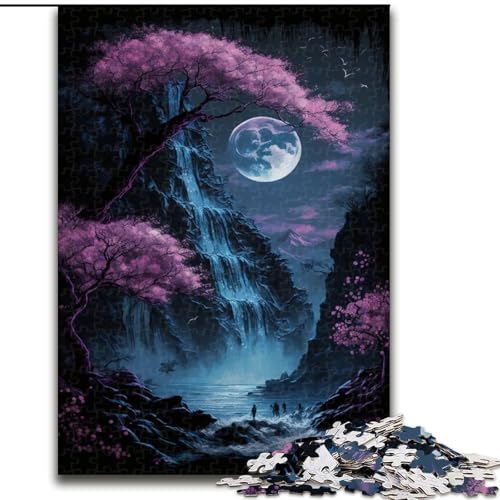 Puzzle 1000 Teile für Erwachsene, Mount Fuji, Japan, aus Holz, anspruchsvolles Denkspiel für Teenager, unterhaltsames interaktives Spiel für die ganze Familie, 1000 Teile(50x75cm) von RZFWJL
