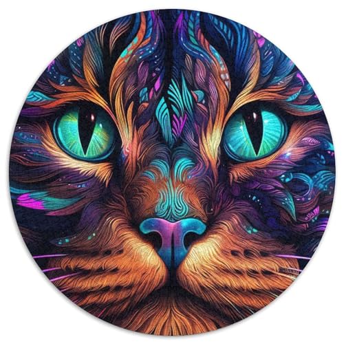 Puzzle 1000 Teile für Erwachsene, Mysteriöse Katze, Unmögliches Puzzle für Erwachsene, Hochschwieriges Denkspiel für Teenager, 67,5 x 67,5 cm Puzzle 1000 Teile für Erwachsene, Mysteriöse Katze, Unmögliches Puzzle für Erwachsene, Hochschwieriges Denkspiel für Teenager, 67,5 x 67,5 cm von RZFWJL