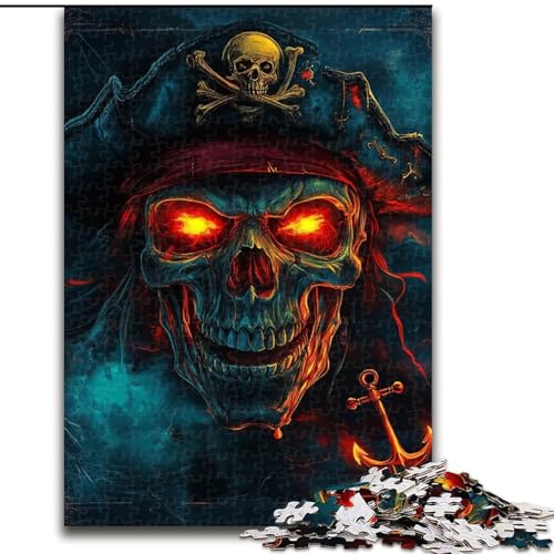 Puzzle 1000 Teile für Erwachsene, Neon-Piratenkapitän-Puzzle, Familienaktivitätsspiel für Teenager, anspruchsvolles Denkspiel, 50x75cm Puzzle 1000 Teile für Erwachsene, Neon-Piratenkapitän-Puzzle, Familienaktivitätsspiel für Teenager, anspruchsvolles Denkspiel, 50x75cm von RZFWJL