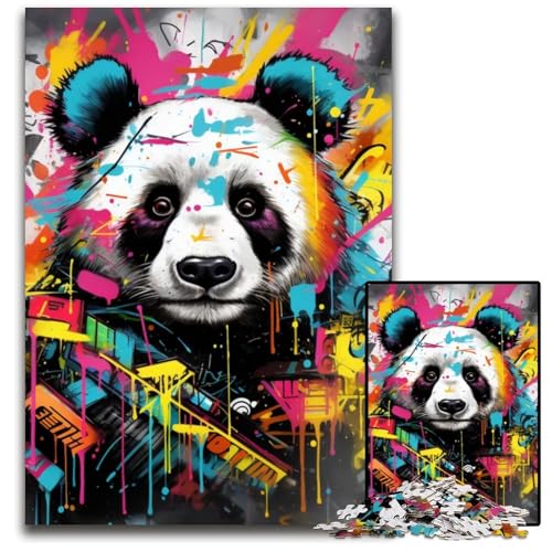 Puzzle 1000 Teile für Erwachsene, Panda-Puzzles für Erwachsene, Geburtstagsgeschenkidee, anspruchsvolles Denkspiel, 26x38cm/10,23x14,96 Zoll Puzzle 1000 Teile für Erwachsene, Panda-Puzzles für Erwachsene, Geburtstagsgeschenkidee, anspruchsvolles Denkspiel, 26x38cm/10,23x14,96 Zoll von RZFWJL
