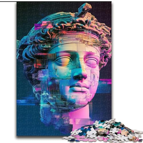 Puzzle 1000 Teile für Erwachsene, berühmte Statuen, anspruchsvolles Denkspiel, Familienaktivität, Heimdekoration, 50x75cm von RZFWJL
