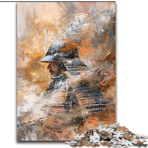 Puzzle 1000 Teile für Erwachsene, japanischer Ninja, für 14+, anspruchsvolles Spiel als Geschenk für die ganze Familie und Freunde (Größe 26x38cm) von RZFWJL