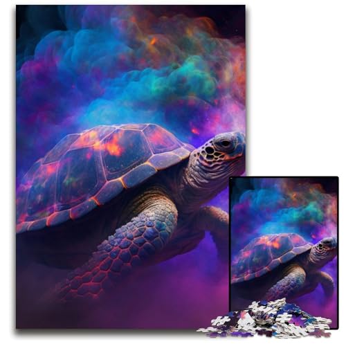 Puzzle 1000 Teile für Erwachsene „Turtle Nebula“-Puzzle aus Pappe für Erwachsene, perfekt für Familienspaß an Weihnachten, Thanksgiving, Geburtstagen und Ostern, 26x38cm/10,23x14,96 Zoll Puzzle 1000 Teile für Erwachsene „Turtle Nebula“-Puzzle aus Pappe für Erwachsene, perfekt für Familienspaß an Weihnachten, Thanksgiving, Geburtstagen und Ostern, 26x38cm/10,23x14,96 Zoll von RZFWJL