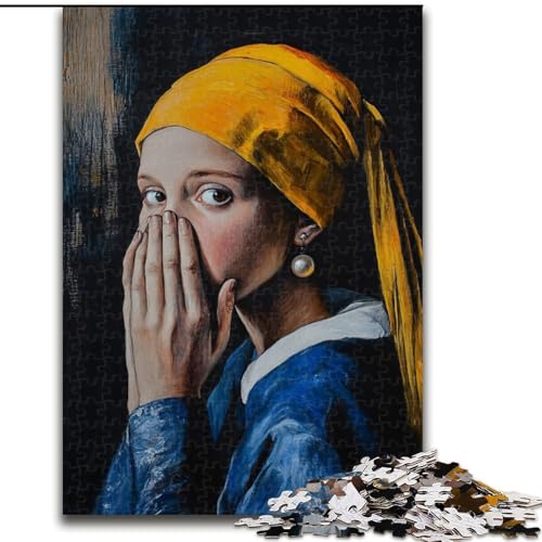 Puzzle 1000 Teile für Erwachsene Berühmte Gemälde, anspruchsvolles Denkspiel, Familienaktivität, Heimdekoration, 50x75cm von RZFWJL