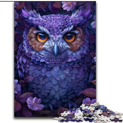 Puzzle 1000 Teile für Erwachsene Blumen-Eulen-Puzzle, perfekt für Teenager, Familienzusammenhalt, Denksportaufgabe und DIY-Heimdekor-Geschenk, 50x75cm Puzzle 1000 Teile für Erwachsene Blumen-Eulen-Puzzle, perfekt für Teenager, Familienzusammenhalt, Denksportaufgabe und DIY-Heimdekor-Geschenk, 50x75cm von RZFWJL
