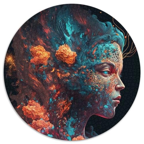 Puzzle 1000 Teile für Erwachsene Coral Woman Unmögliches Puzzle für Erwachsene Hochschwieriges Denkspiel für Teenager 67,5 x 67,5 cm von RZFWJL
