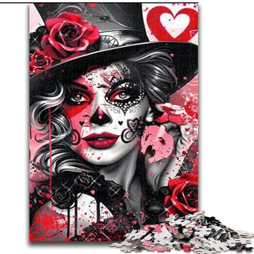 Puzzle 1000 Teile für Erwachsene Fantasy-Skelett-Puzzle Spiel für Erwachsene Geschenk Familieninteraktives Spiel Gehirnherausforderung Geschenk 50X75CM von RZFWJL