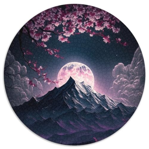 Puzzle 1000 Teile für Erwachsene Japanische Landschaft Neon Unmögliches Puzzle für Erwachsene Hochschwieriges Denkspiel für Teenager 67,5 x 67,5 cm von RZFWJL