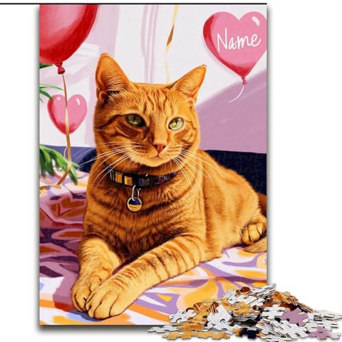 Puzzle 1000 Teile für Erwachsene Katze auf dem Sofa Puzzle Familienaktivitätsspiel für Teenager, anspruchsvolles Denkspiel 50X75CM von RZFWJL