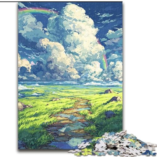 Puzzle 1000 Teile für Erwachsene im japanischen Stil, anspruchsvolles Denkspiel, Familienaktivität, Heimdekoration, 50x75cm von RZFWJL
