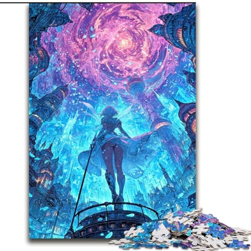 Puzzle 1000 Teile für Teenager, Geschenke, Japanisches Anime-Mädchen, für Kinder ab 14 Jahren, Heimdekoration als Geschenk für die ganze Familie und Freunde (Größe 26x38cm) von RZFWJL