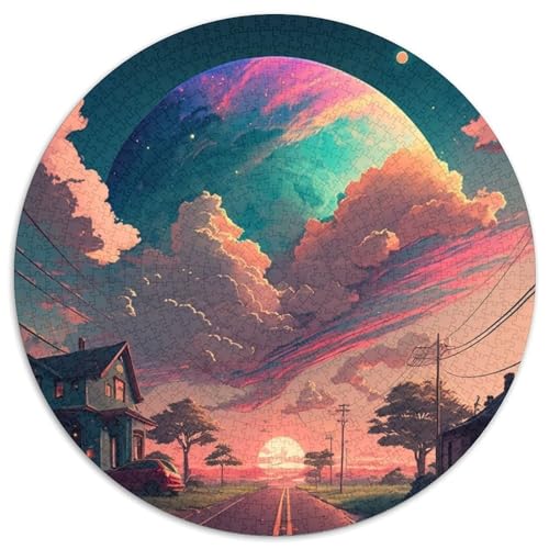 Puzzle 1000 Teile im japanischen Stil, Puzzle für Erwachsene, Denkspiel für Teenager, 67,5 x 67,5 cm von RZFWJL
