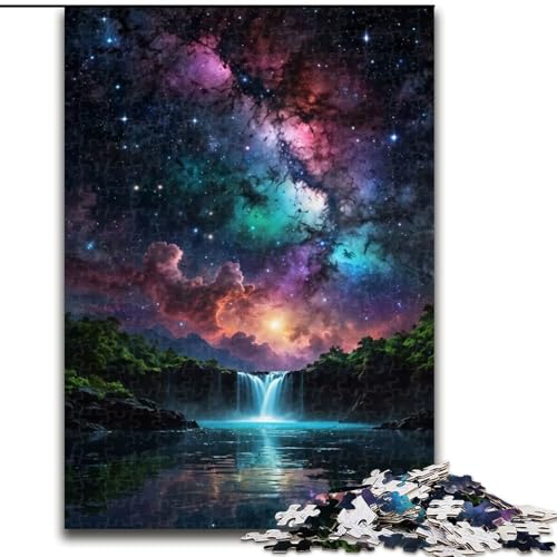 Puzzle für Erwachsene, 1000 Bunte Himmelspuzzles aus Pappe, Geschenkidee zum Geburtstag, anspruchsvolles Denkspiel, 1000 Teile(26x38cm) von RZFWJL