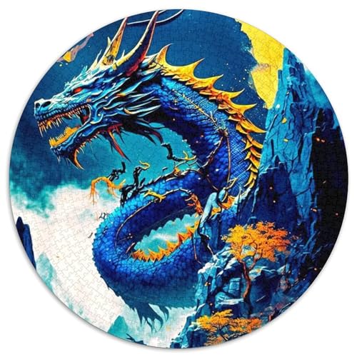 Puzzle für Erwachsene, 1000 Drachenpuzzles für Erwachsene, Eltern, Partner, Freunde – ab 14 Jahren, 67,5 x 67,5 cm von RZFWJL
