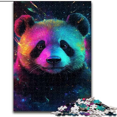 Puzzle für Erwachsene, 1000 Galaxy Panda-Puzzles aus Pappe, entspannende Unterhaltung, Heimdekoration, 1000 Teile(26x38cm) von RZFWJL