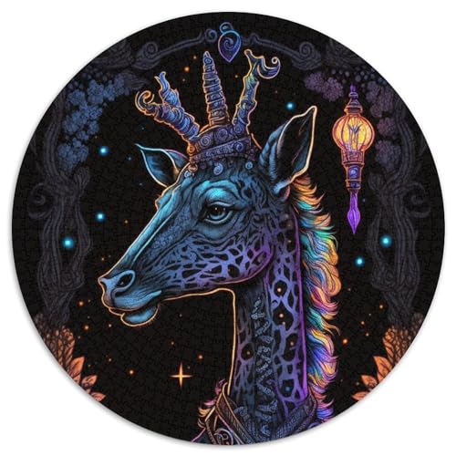 Puzzle für Erwachsene, 1000 Giraffen-Puzzles für Erwachsene, Eltern, Partner, Freunde – ab 14 Jahren, 67,5 x 67,5 cm Puzzle für Erwachsene, 1000 Giraffen-Puzzles für Erwachsene, Eltern, Partner, Freunde – ab 14 Jahren, 67,5 x 67,5 cm von RZFWJL