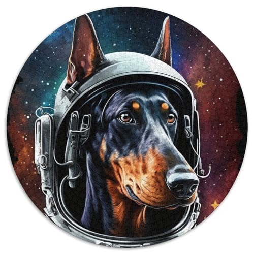 Puzzle für Erwachsene, 1000 Puzzles mit Astronauten-Dobermann, Eltern, Partner, Freunde – ab 14 Jahren, 67,5 x 67,5 cm Puzzle für Erwachsene, 1000 Puzzles mit Astronauten-Dobermann, Eltern, Partner, Freunde – ab 14 Jahren, 67,5 x 67,5 cm von RZFWJL