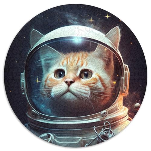 Puzzle für Erwachsene, 1000 Puzzles mit Astronauten-Katzenmotiv, Eltern, Partner, Freunde – ab 14 Jahren, 67,5 x 67,5 cm Puzzle für Erwachsene, 1000 Puzzles mit Astronauten-Katzenmotiv, Eltern, Partner, Freunde – ab 14 Jahren, 67,5 x 67,5 cm von RZFWJL