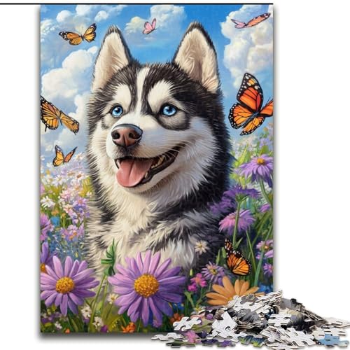 Puzzle für Erwachsene, 1000 Teile, Blumen, Husky-Puzzle, pädagogisches Denkspiel, künstlerische Heim- und Bürodekoration, ab 14 Jahren, 50x75cm Puzzle für Erwachsene, 1000 Teile, Blumen, Husky-Puzzle, pädagogisches Denkspiel, künstlerische Heim- und Bürodekoration, ab 14 Jahren, 50x75cm von RZFWJL