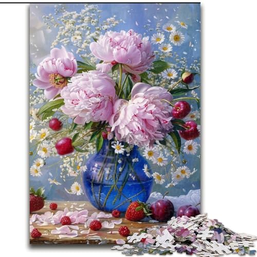 Puzzle für Erwachsene, 1000 Teile, Blumenkunst-Puzzle, pädagogisches Denkspiel, künstlerische Heim- und Bürodekoration, ab 14 Jahren, 50x75cm Puzzle für Erwachsene, 1000 Teile, Blumenkunst-Puzzle, pädagogisches Denkspiel, künstlerische Heim- und Bürodekoration, ab 14 Jahren, 50x75cm von RZFWJL