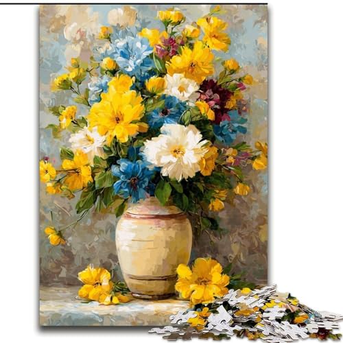 Puzzle für Erwachsene, 1000 Teile, Blumenkunst-Puzzle, pädagogisches Denkspiel, künstlerische Heim- und Bürodekoration, ab 14 Jahren, 50x75cm Puzzle für Erwachsene, 1000 Teile, Blumenkunst-Puzzle, pädagogisches Denkspiel, künstlerische Heim- und Bürodekoration, ab 14 Jahren, 50x75cm von RZFWJL
