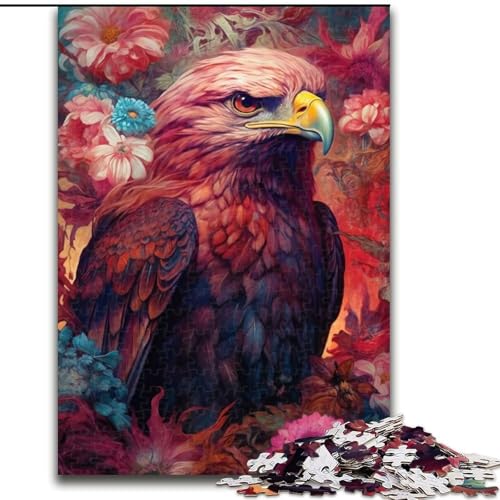 Puzzle für Erwachsene, 1000 Teile, Der Adler und der Garten, aus Holz, anspruchsvolles Denkspiel für Teenager, unterhaltsames interaktives Spiel für die ganze Familie, 1000 Teile(50x75cm) von RZFWJL