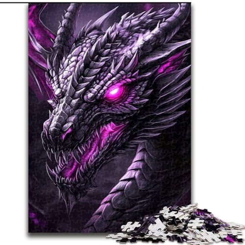 Puzzle für Erwachsene, 1000 Teile, Drachenpuzzle, pädagogisches Denkspiel, künstlerische Heim- und Bürodekoration, ab 14 Jahren, 50x75cm Puzzle für Erwachsene, 1000 Teile, Drachenpuzzle, pädagogisches Denkspiel, künstlerische Heim- und Bürodekoration, ab 14 Jahren, 50x75cm von RZFWJL