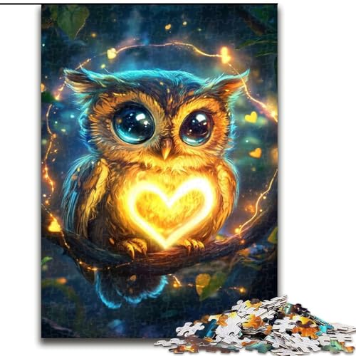 Puzzle für Erwachsene, 1000 Teile, Eulen-Puzzle, pädagogisches Denkspiel, künstlerische Heim- und Bürodekoration, ab 14 Jahren, 50x75cm Puzzle für Erwachsene, 1000 Teile, Eulen-Puzzle, pädagogisches Denkspiel, künstlerische Heim- und Bürodekoration, ab 14 Jahren, 50x75cm von RZFWJL