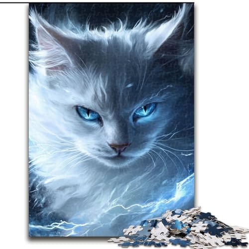 Puzzle für Erwachsene, 1000 Teile, Fantasie-Katzen-Puzzle, pädagogisches Denkspiel, künstlerische Heim- und Bürodekoration, ab 14 Jahren, 50x75cm Puzzle für Erwachsene, 1000 Teile, Fantasie-Katzen-Puzzle, pädagogisches Denkspiel, künstlerische Heim- und Bürodekoration, ab 14 Jahren, 50x75cm von RZFWJL