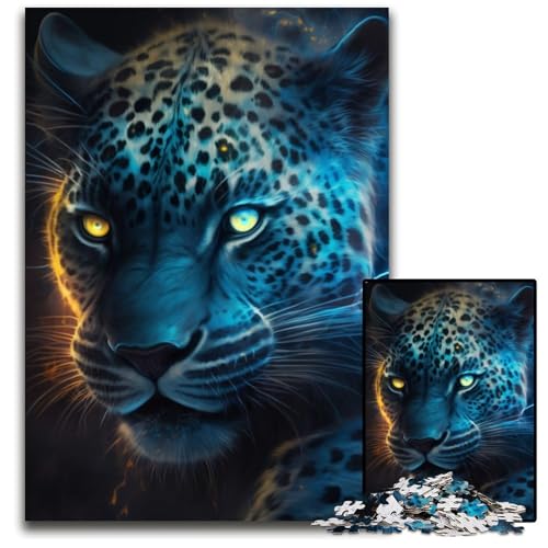 Puzzle für Erwachsene, 1000 Teile, Fantasie-Leoparden-Puzzle, interaktives Familienspiel, Denksportaufgabe, Lernspielzeug, 26x38cm/10,23x14,96 Zoll Puzzle für Erwachsene, 1000 Teile, Fantasie-Leoparden-Puzzle, interaktives Familienspiel, Denksportaufgabe, Lernspielzeug, 26x38cm/10,23x14,96 Zoll von RZFWJL