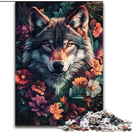 Puzzle für Erwachsene, 1000 Teile, Fantasy-Wolf-Puzzle, pädagogisches Denkspiel, künstlerische Heim- und Bürodekoration, ab 14 Jahren, 50x75cm Puzzle für Erwachsene, 1000 Teile, Fantasy-Wolf-Puzzle, pädagogisches Denkspiel, künstlerische Heim- und Bürodekoration, ab 14 Jahren, 50x75cm von RZFWJL