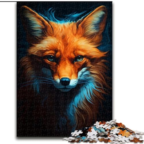 Puzzle für Erwachsene, 1000 Teile, Fuchs-Puzzle, pädagogisches Denkspiel, künstlerische Heim- und Bürodekoration, ab 14 Jahren, 50x75cm Puzzle für Erwachsene, 1000 Teile, Fuchs-Puzzle, pädagogisches Denkspiel, künstlerische Heim- und Bürodekoration, ab 14 Jahren, 50x75cm von RZFWJL