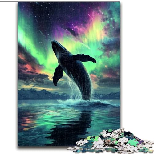 Puzzle für Erwachsene, 1000 Teile, Galaxie-Wal-Puzzle, pädagogisches Denkspiel, künstlerische Heim- und Bürodekoration, ab 14 Jahren, 50x75cm Puzzle für Erwachsene, 1000 Teile, Galaxie-Wal-Puzzle, pädagogisches Denkspiel, künstlerische Heim- und Bürodekoration, ab 14 Jahren, 50x75cm von RZFWJL