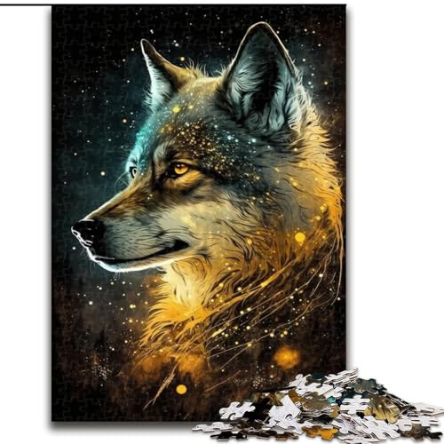 Puzzle für Erwachsene, 1000 Teile, Gold-Pervers-Puzzle aus Pappe, Spielzeug, Geschenk, pädagogisches, intellektuelles, entspannendes Familienspiel, 1000 Teile(26x38cm) von RZFWJL
