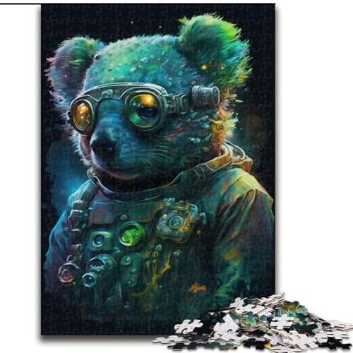 Puzzle für Erwachsene, 1000 Teile, Koala-Puzzle aus Pappe, Eltern, Partner, Freunde – ab 14 Jahren, 1000 Teile(26x38cm) von RZFWJL